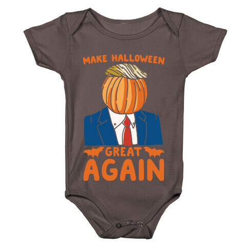 Make Halloween Great Again Parody White Print Baby One-Piece