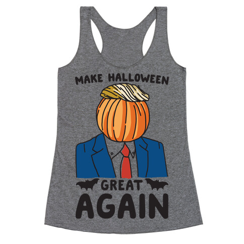 Make Halloween Great Again Parody Racerback Tank Top