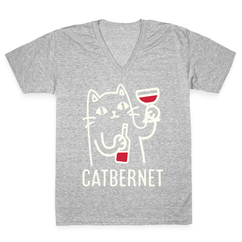 Catbernet V-Neck Tee Shirt