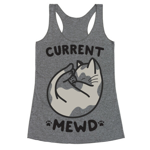 Current Mewd: Catnap Racerback Tank Top