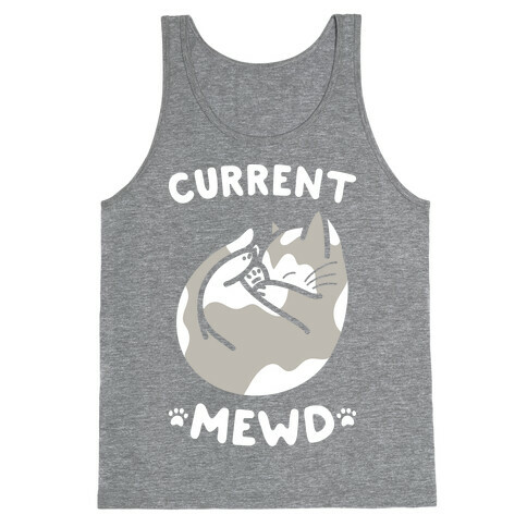 Current Mewd: Catnap (White) Tank Top