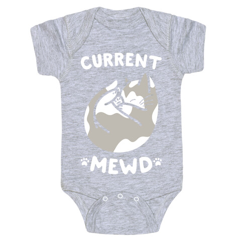 Current Mewd: Catnap (White) Baby One-Piece