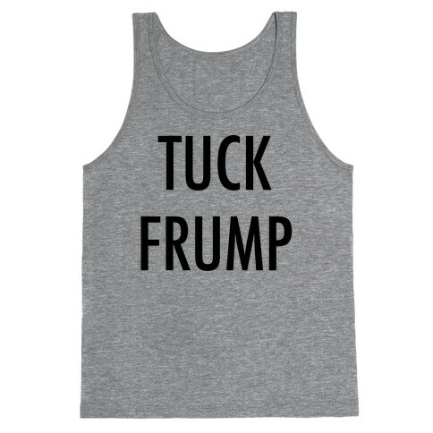 Tuck Frump Blk Tank Top