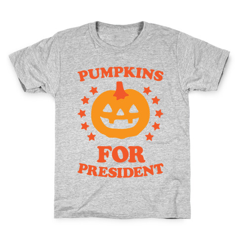 Pumpkins For President Kids T-Shirt