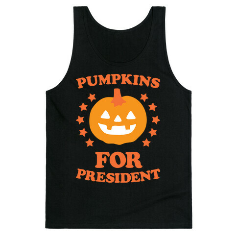Pumpkins For President (White) Tank Top