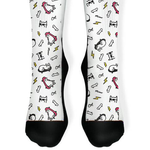 Cool Cats Pattern Sock