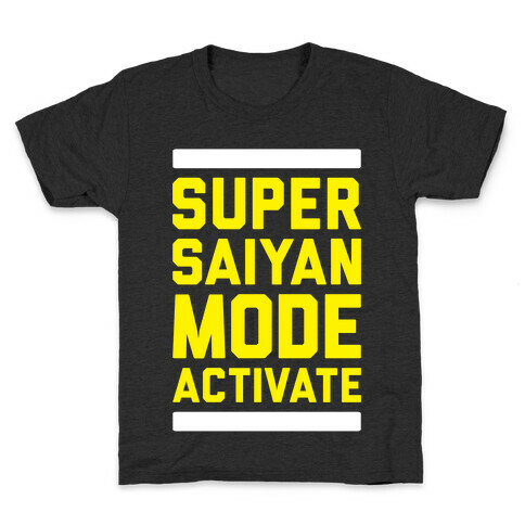Super Saiyan Mode Activate Kids T-Shirt
