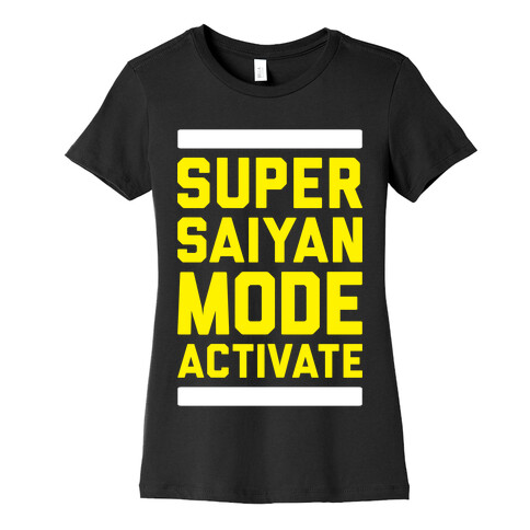 Super Saiyan Mode Activate Womens T-Shirt