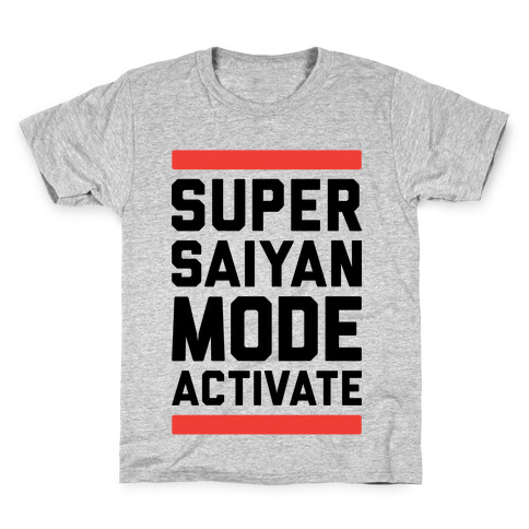 Super Saiyan Mode Activate Kids T-Shirt