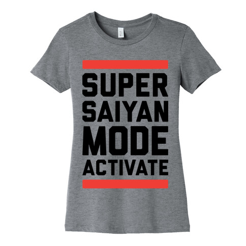 Super Saiyan Mode Activate Womens T-Shirt