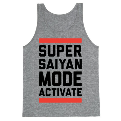 Super Saiyan Mode Activate Tank Top