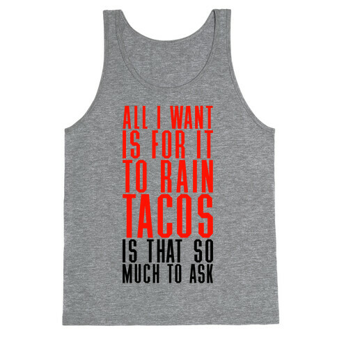 Rain Tacos Tank Top