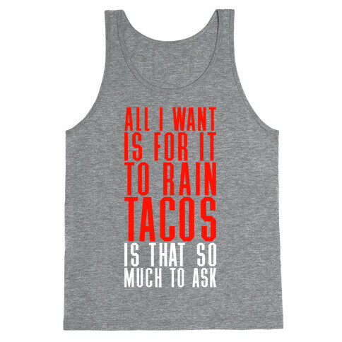 Rain Tacos Tank Top