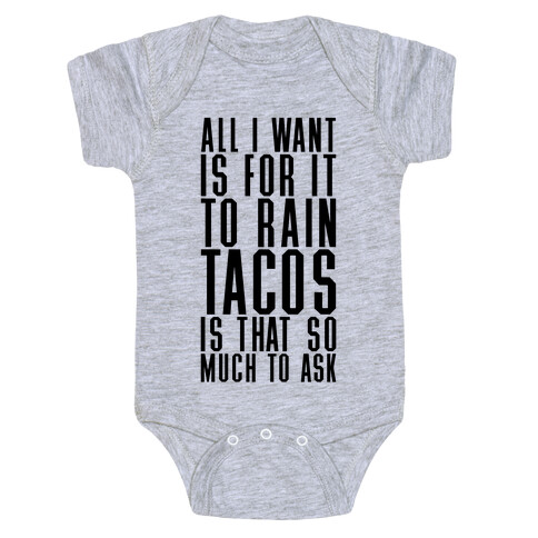 Rain Tacos Baby One-Piece