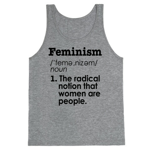 Feminism Definition Tank Top