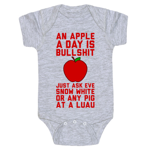 An Apple A Day Baby One-Piece