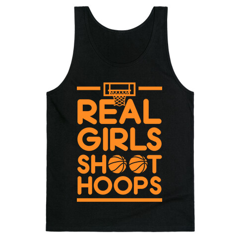 Real Girls Shoot Hoops Tank Top