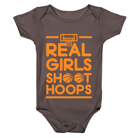 Real Girls Shoot Hoops Baby One-Piece