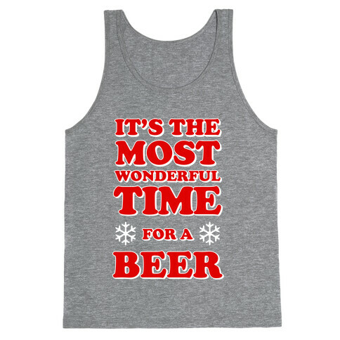 It's the Most Wonderful Time For a Beer Tank Top