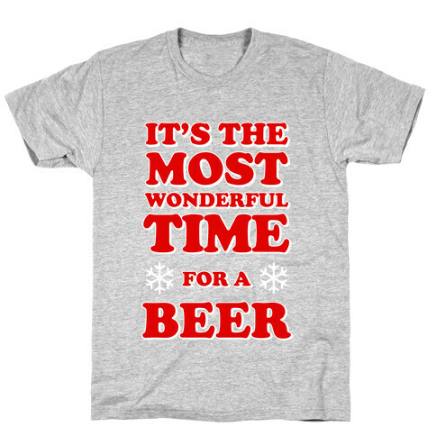 It's the Most Wonderful Time For a Beer T-Shirt