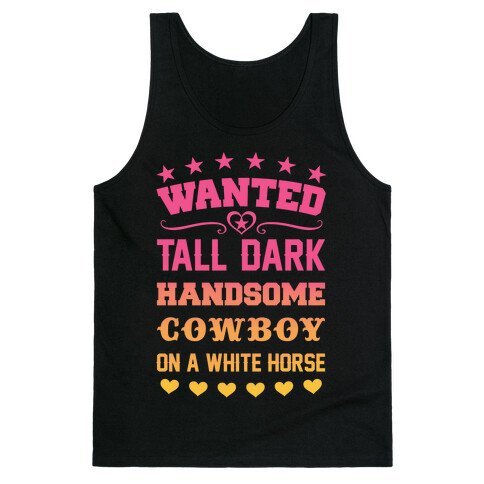 Cowboy Wanted Tank Top