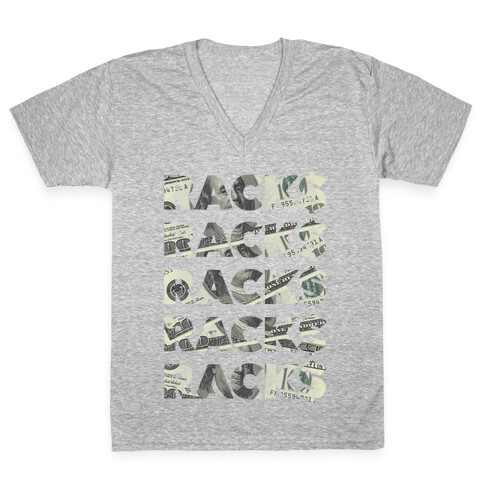 Racks On Racks V-Neck Tee Shirt