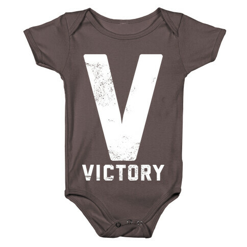 V For Victory Baby One-Piece