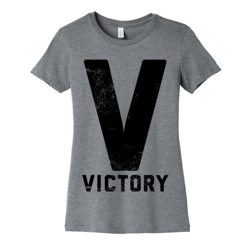 V For Victory Womens T-Shirt