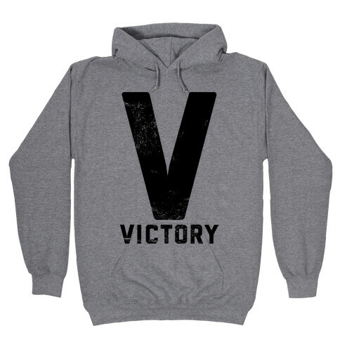 V For Victory Hooded Sweatshirt