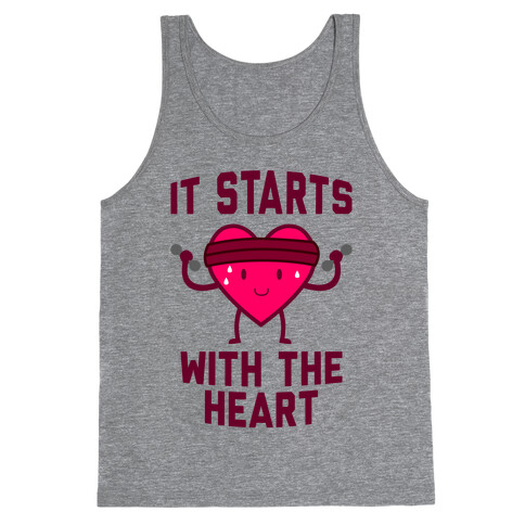 It Starts With The Heart Tank Top