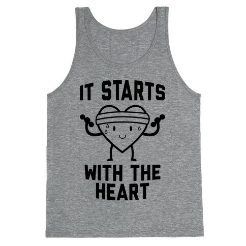 It Starts With The Heart Tank Top