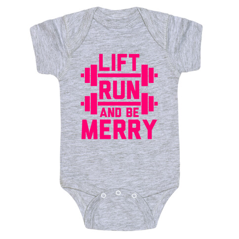 Lift, Run, And Be Merry Baby One-Piece