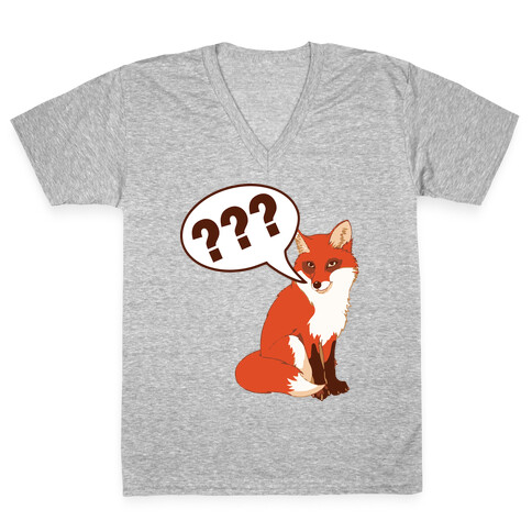 What Does The Fox Say V-Neck Tee Shirt