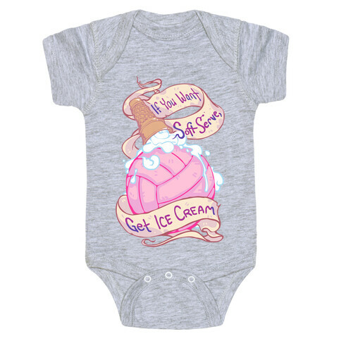 If You Want Soft Serve, Get Icecream Baby One-Piece
