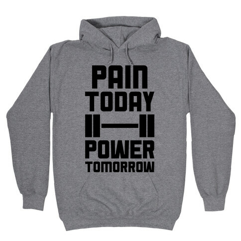 Pain Today, Power Tomorrow Hooded Sweatshirt