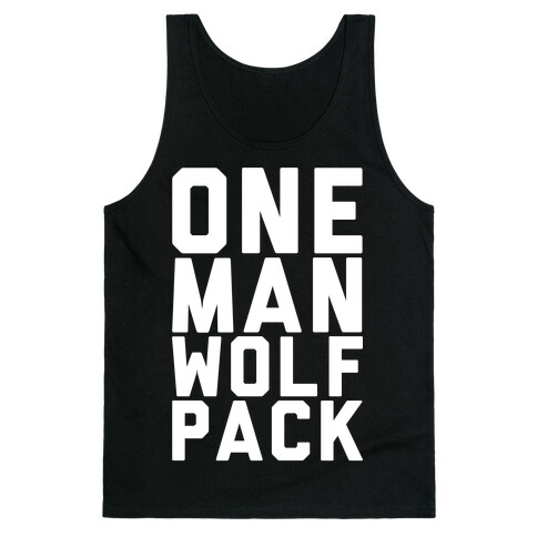 One Man Wolf Pack Tank Top