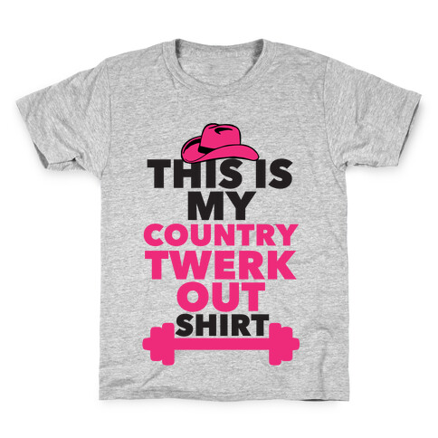 Country Twerk Out Shirt Kids T-Shirt