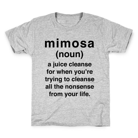 Mimosa Definition Kids T-Shirt