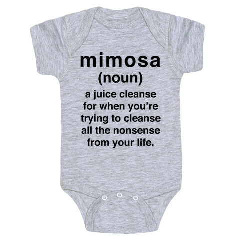 Mimosa Definition Baby One-Piece