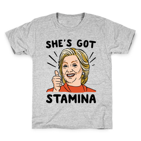 Hillary's Got Stamina Kids T-Shirt