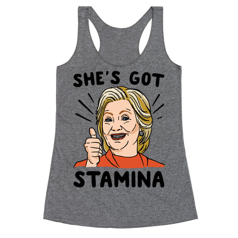 Hillary's Got Stamina Racerback Tank Top