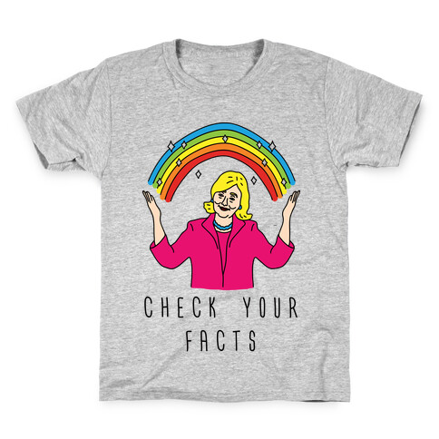 Check Your Facts Hillary Clinton Kids T-Shirt