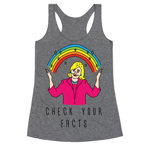 Check Your Facts Hillary Clinton Racerback Tank Top