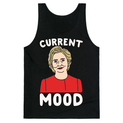 Current Mood Hillary White Print Tank Top