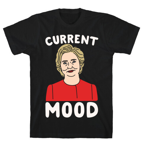 Current Mood Hillary White Print T-Shirt