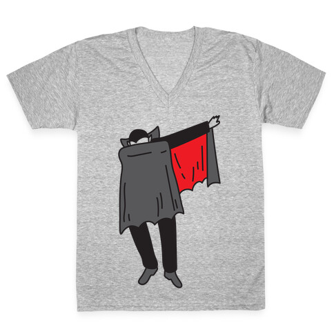 Dabbing Dracula V-Neck Tee Shirt