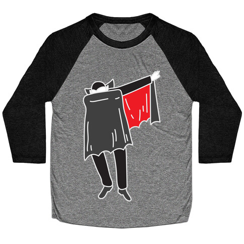 Dabbing Dracula Baseball Tee