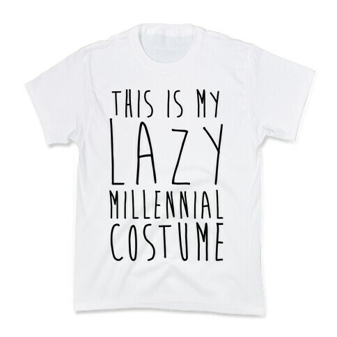 This Is My Lazy Millennial Costume Kids T-Shirt