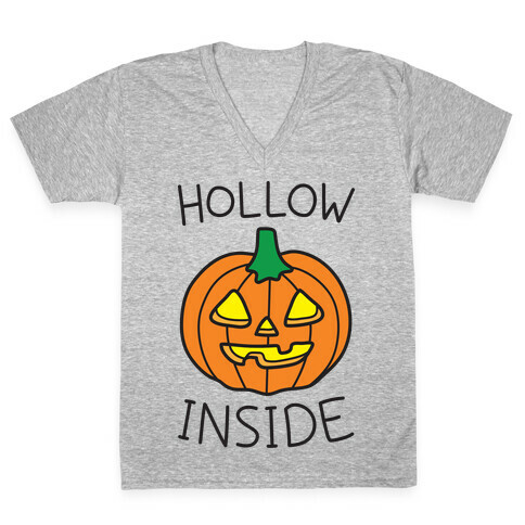 Hollow Inside V-Neck Tee Shirt