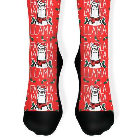 Falalala Llama Sock